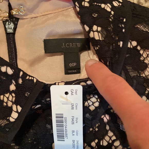 NWT J. Crew Cocktail Dress, 00P - Picture 3 of 10